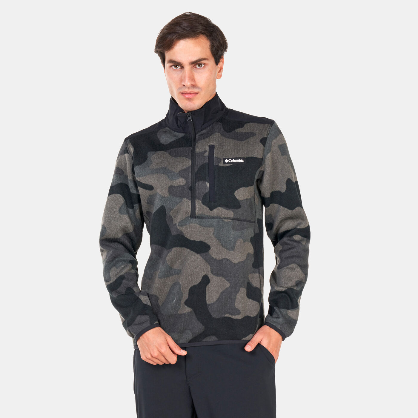 Men's Sweater Weather™ II Printed Fleece Half-Zip Jacket