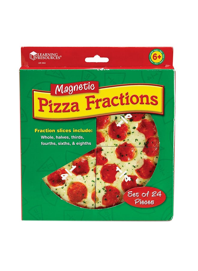 24-Piece Magnetic Pizza Fractions