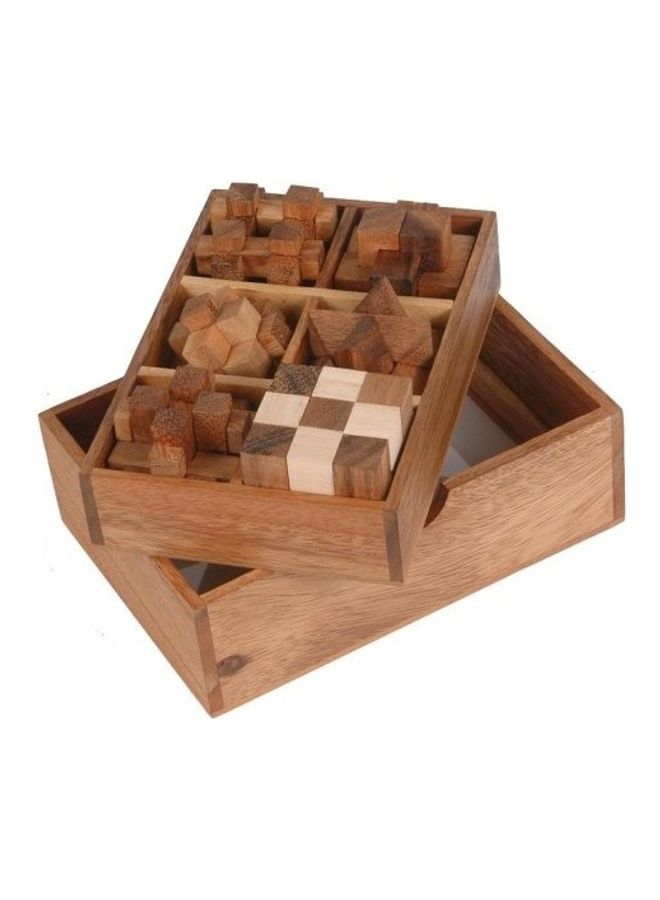 Six Puzzle Gift Set 19.05x13.54x5.92cm