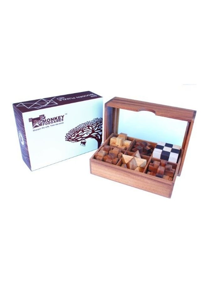 Six Puzzle Gift Set 19.05x13.54x5.92cm