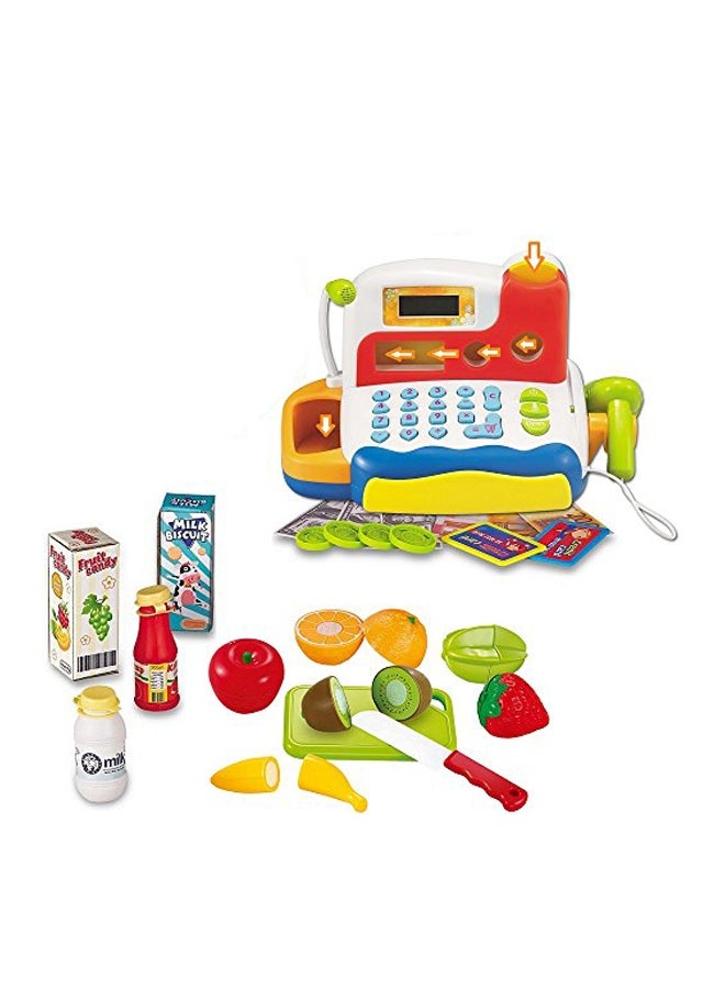 Cash Register And Grocery Toys Set