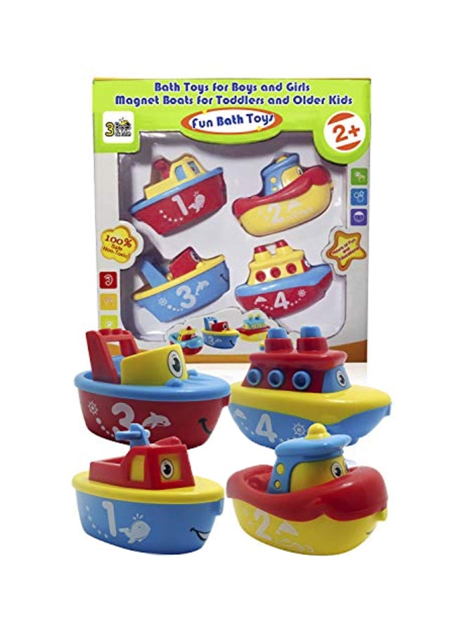 4-Piece Bath Toy Set