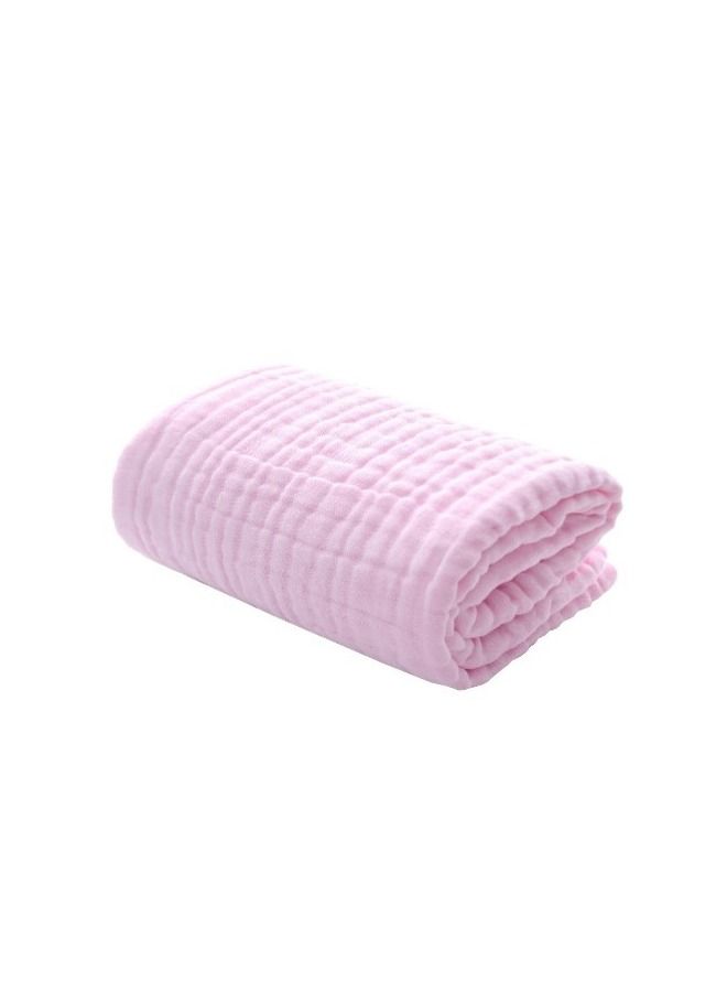 Organic 6 layered Muslin Bath Towel Pink