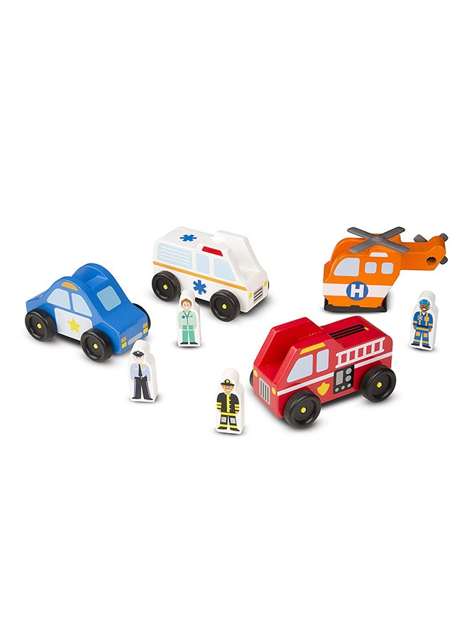 Emergency Vehicle Set 9285 Multicolour