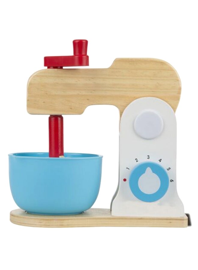 Melissa & Doug Wooden Make-a-Cake Mixer Set – 11-Piece Pretend Play Baking Set with Spinning Mixer, Bowl, Ingredients, Sliceable Egg & Baking Accessories – Toy for Kids Ages 3+ | MD9840