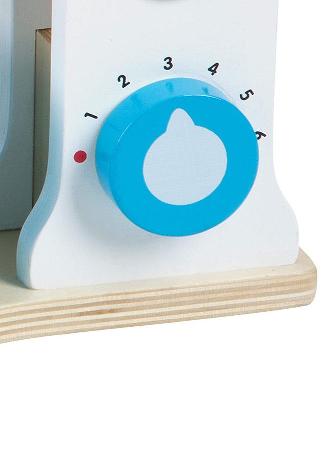 Melissa & Doug Wooden Make-a-Cake Mixer Set – 11-Piece Pretend Play Baking Set with Spinning Mixer, Bowl, Ingredients, Sliceable Egg & Baking Accessories – Toy for Kids Ages 3+ | MD9840