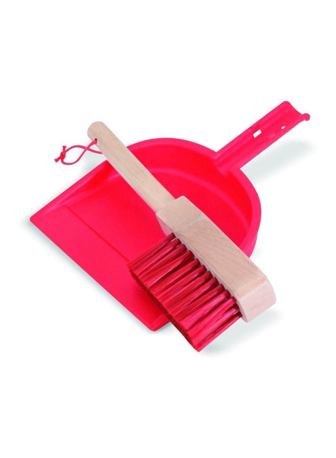 6-Piece House Cleaning Dust Sweep Mop Sturdy Wooden Handle With Storage Stand 12.7x27.94x71.12cm