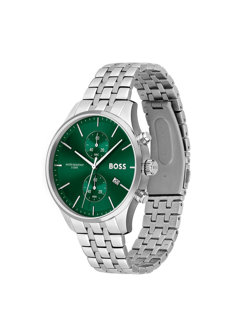 Men's Stainless Steel Chronograph Wrist Watch 1513975