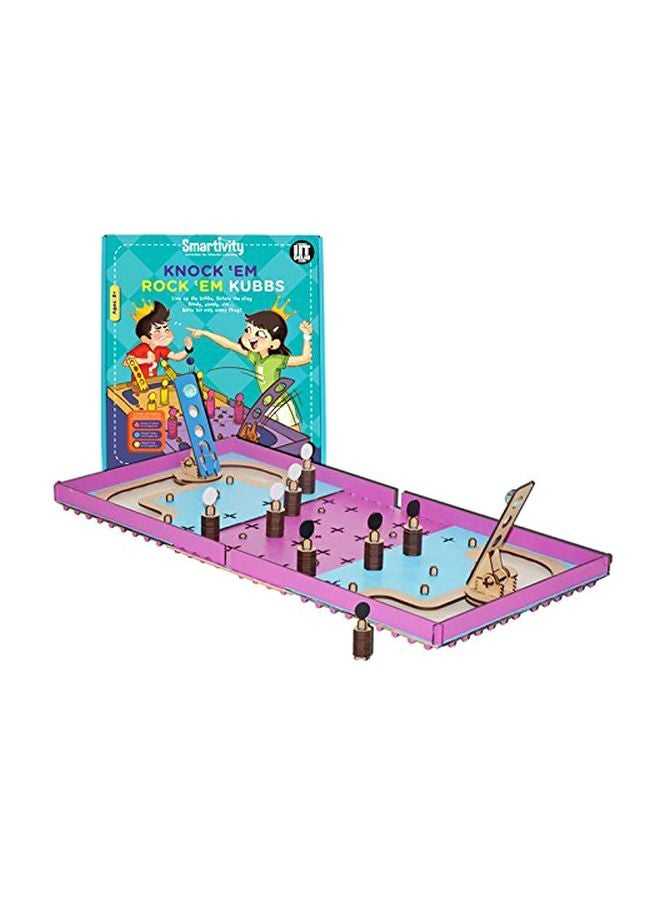 Knock 'Em Rock 'Em Kubbs Board Game SMRT1011