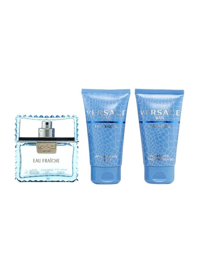 Eau Fraiche Gift Set EDT 5, Shower Gel 25, After Shave Balm Miniature 25ml