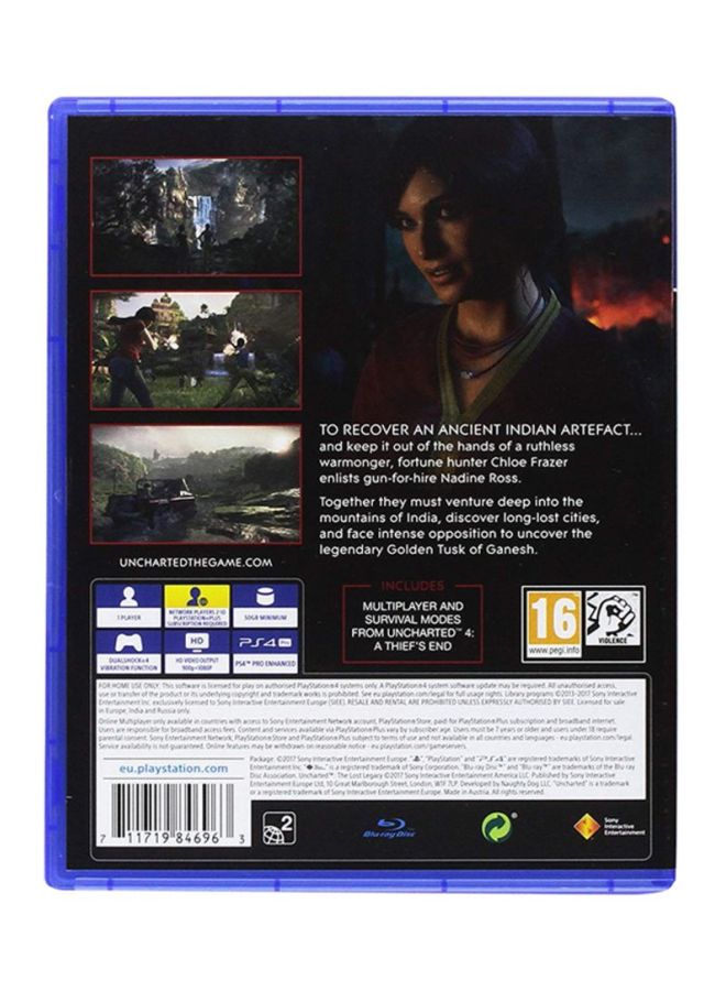 Uncharted: The Lost Legacy (Intl Version) - Role Playing - PlayStation 4 (PS4)