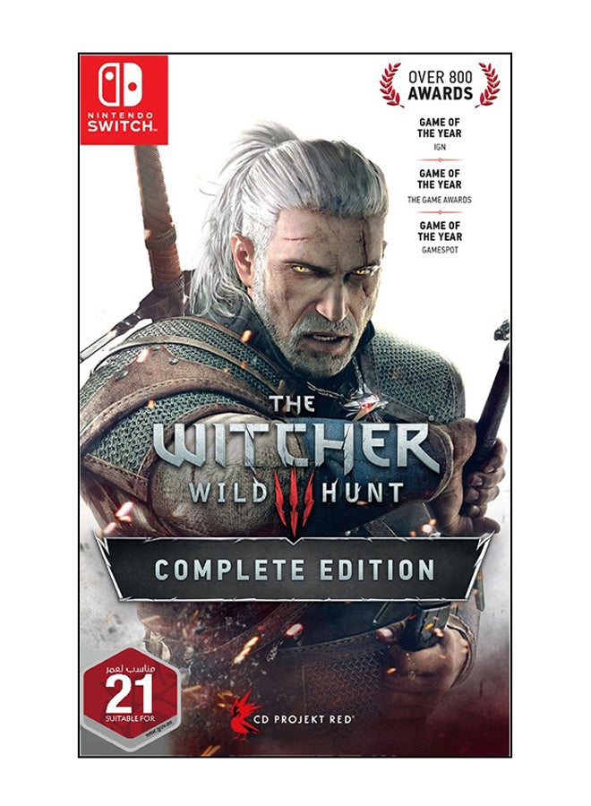 The Witcher: Wild Hunt - English/Arabic - (KSA Version) - Nintendo Switch