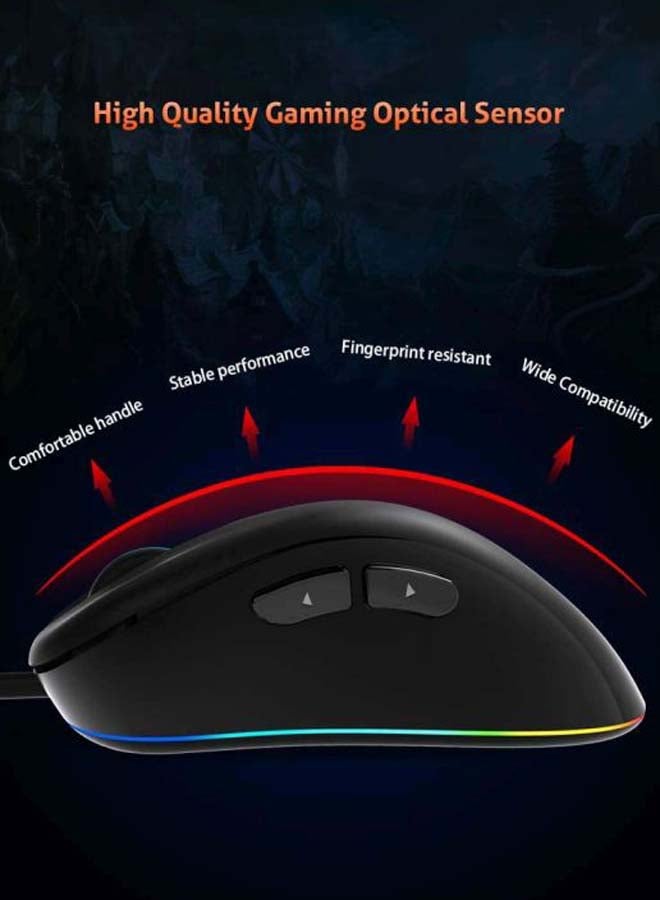 Wired Gaming Mouse Black/Red