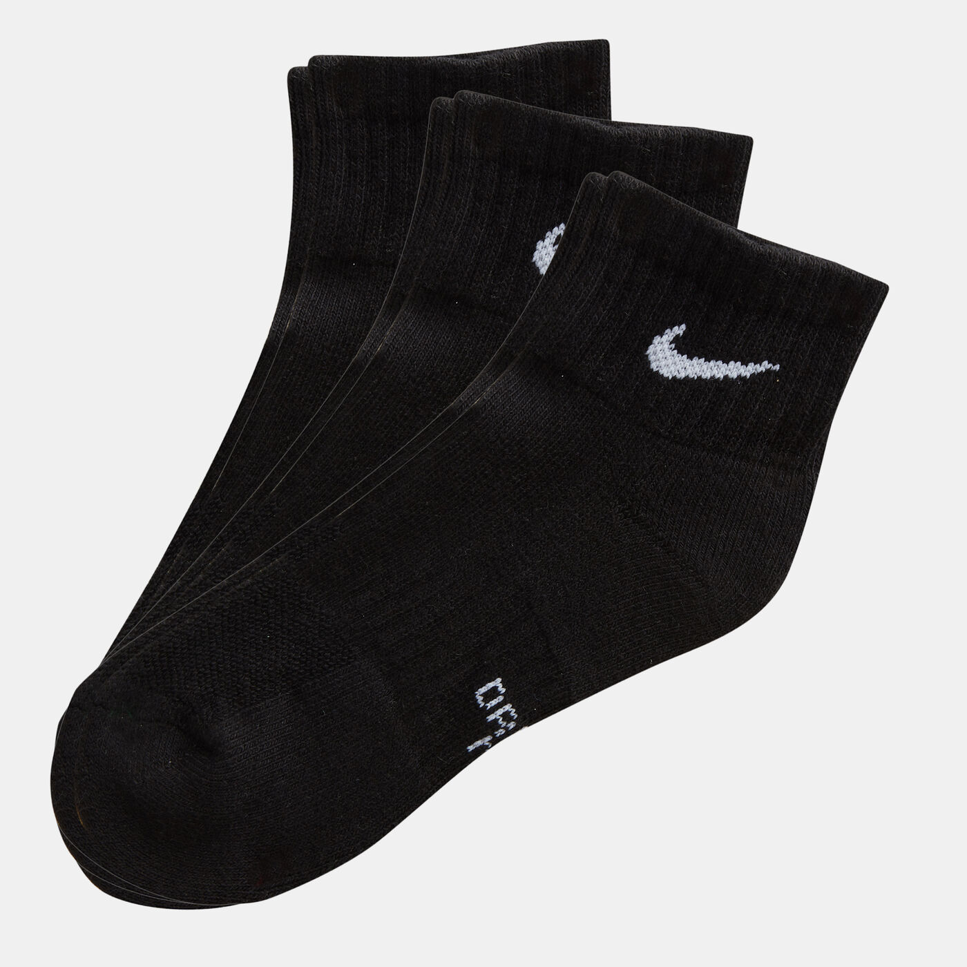 Performance Cushioned Quarter Socks - 3 Pair (Older Kids)