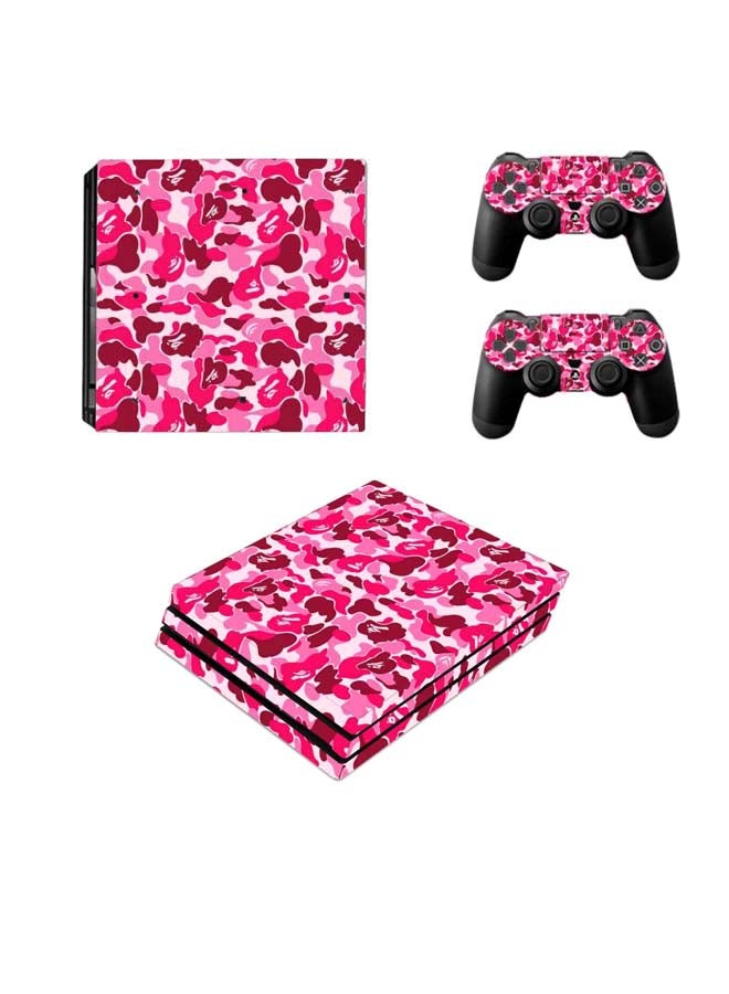 3-Piece Console And Controller Sticker For PlayStation 4 Pro