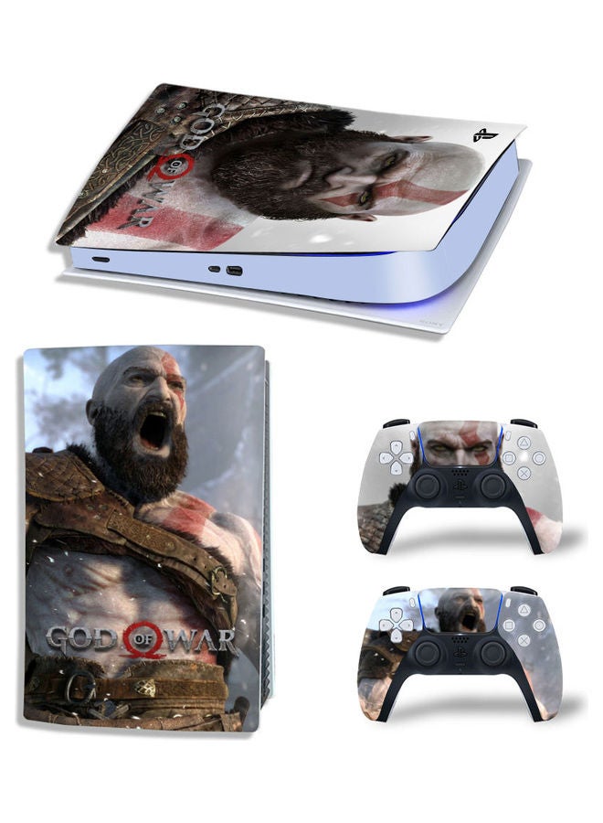 Printed Gaming Console and Controller Sticker Set For PS5 Digital Edition