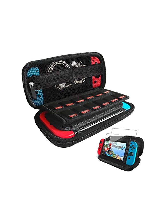 Nintendo Switch Case With Pack Of 2 Screen Protector
