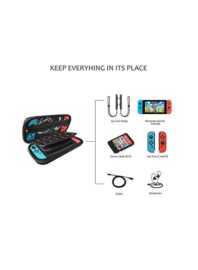 Nintendo Switch Case With Pack Of 2 Screen Protector