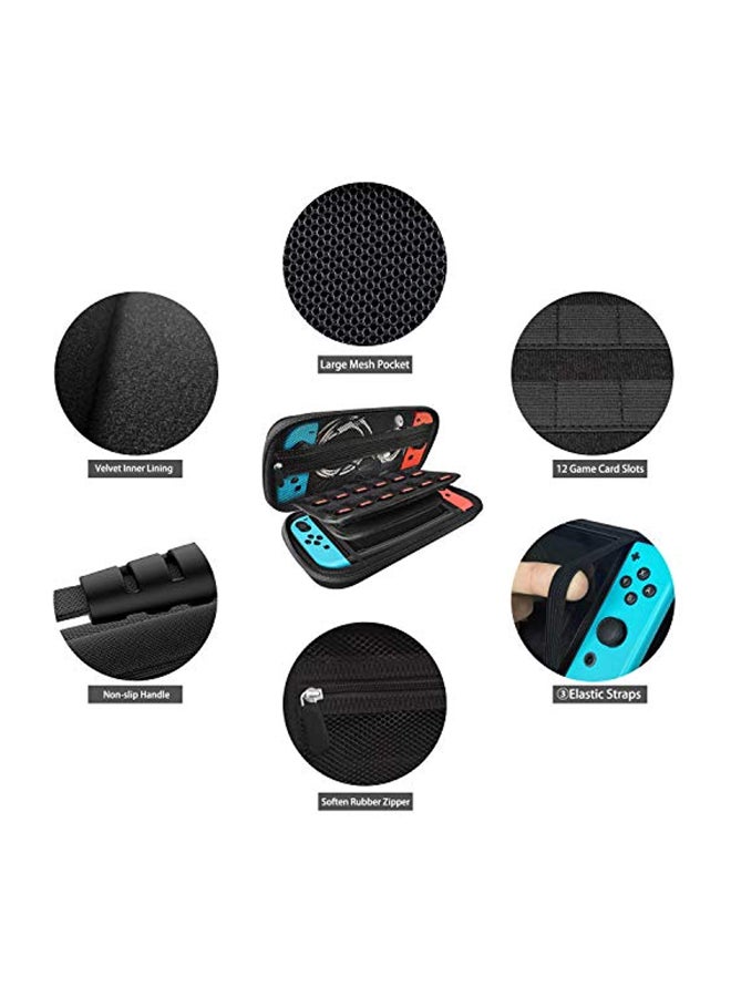 Nintendo Switch Case With Pack Of 2 Screen Protector