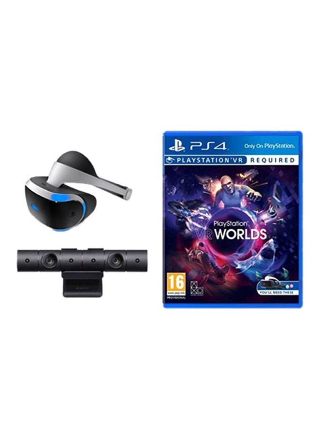 PlayStation VR Headset With Camera And Game Black/White