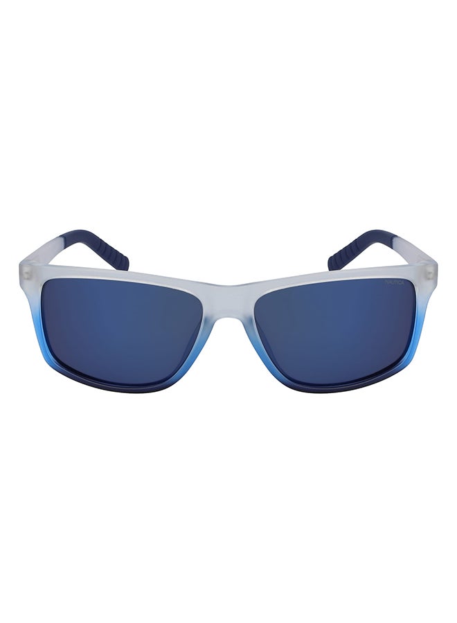 Men's Rectangular Sunglasses - 41672-471-6217 - Lens Size: 62 Mm