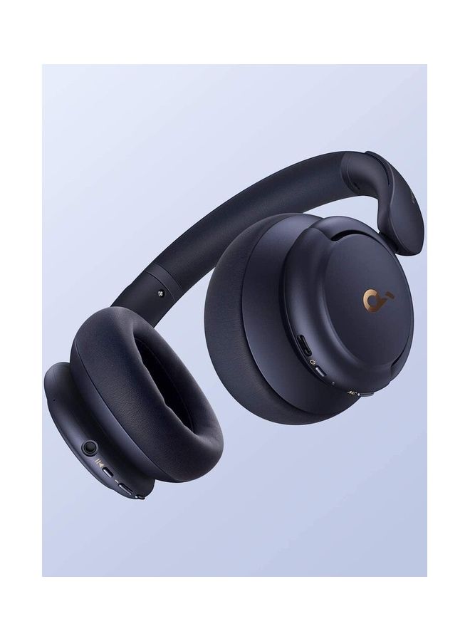 Life Q30 Hybrid Active Noise Cancelling Headphones Bluetooth with Multiple Modes, Hi-Res Sound Bluetooth Headphones, Custom EQ via App, 50H Playtime, Multipoint Connection Blue