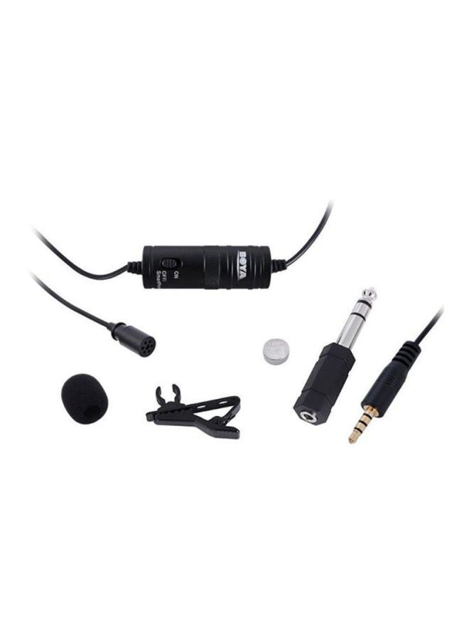 By-M1 Lavalier Stereo Clip Microphone BY-M1 Black