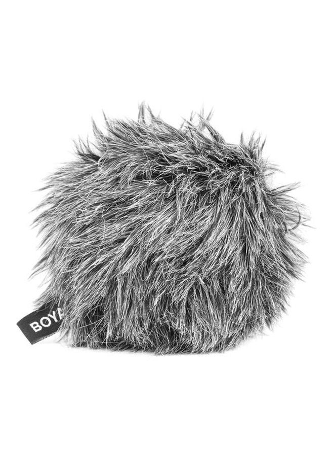 Universal Cardioid Microphone With Furry Windshield BY-MM1 Black/Red/Grey