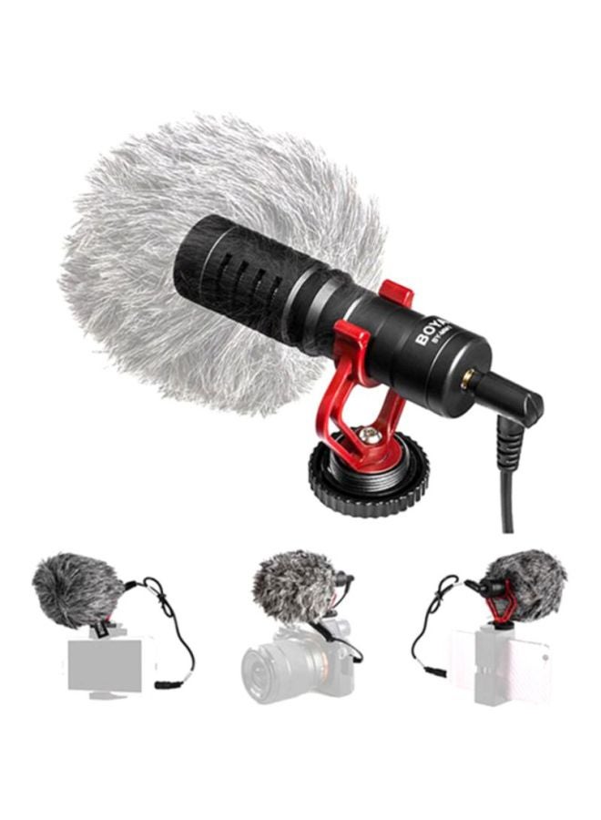 BY-MM1 Cardioid Microphone BY-MM1 Black/Red/Grey