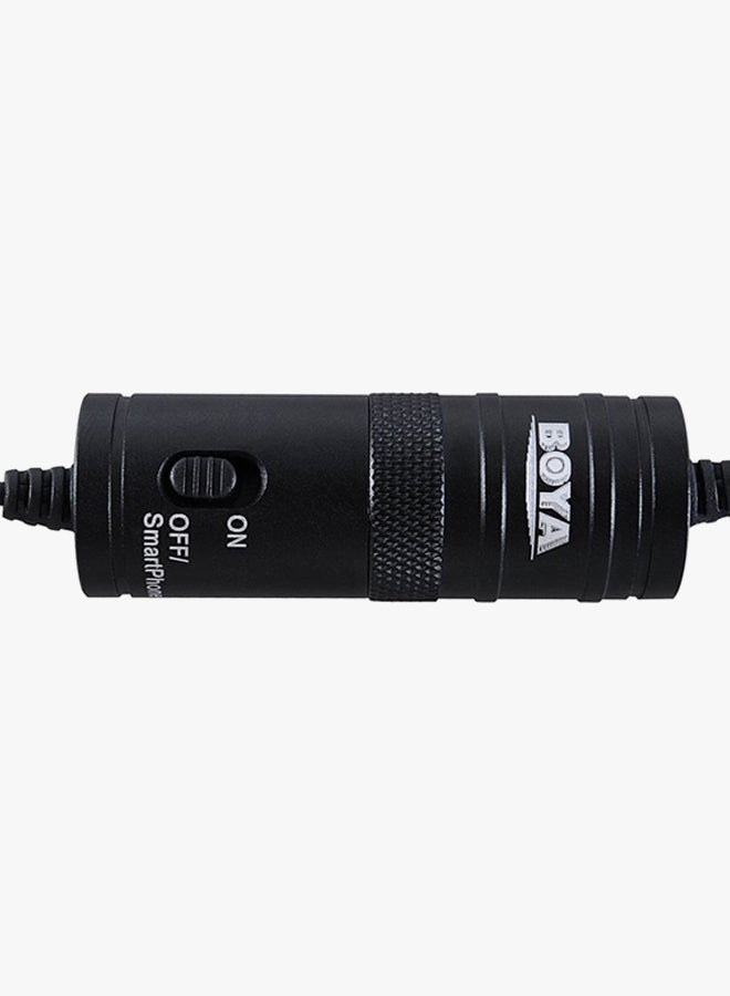 Omnidirectional Lavalier Condenser Microphone 182.67894822.18 Black
