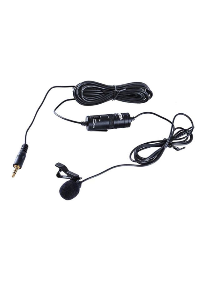 Deluxe Lavalier Clip-On Microphone 182.11174230.18 Black