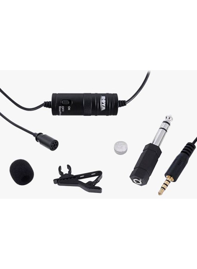 Deluxe Lavalier Clip-On Microphone 182.11174230.18 Black