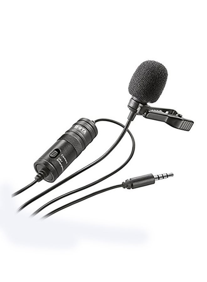 Deluxe Lavalier Clip-On Microphone 182.11174230.18 Black