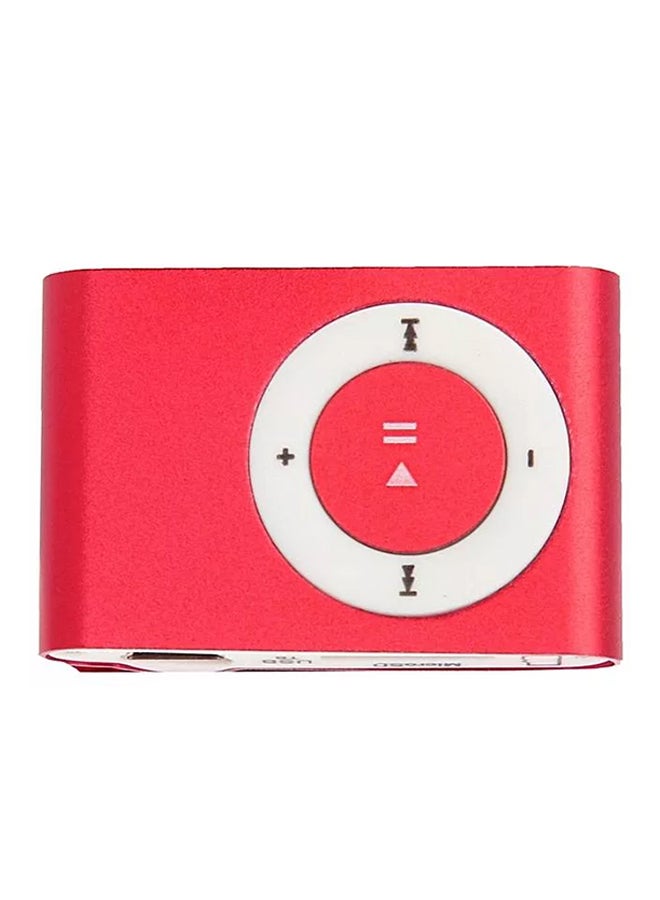 Mini MP3 Player With 3.5mm Jack A1 Red