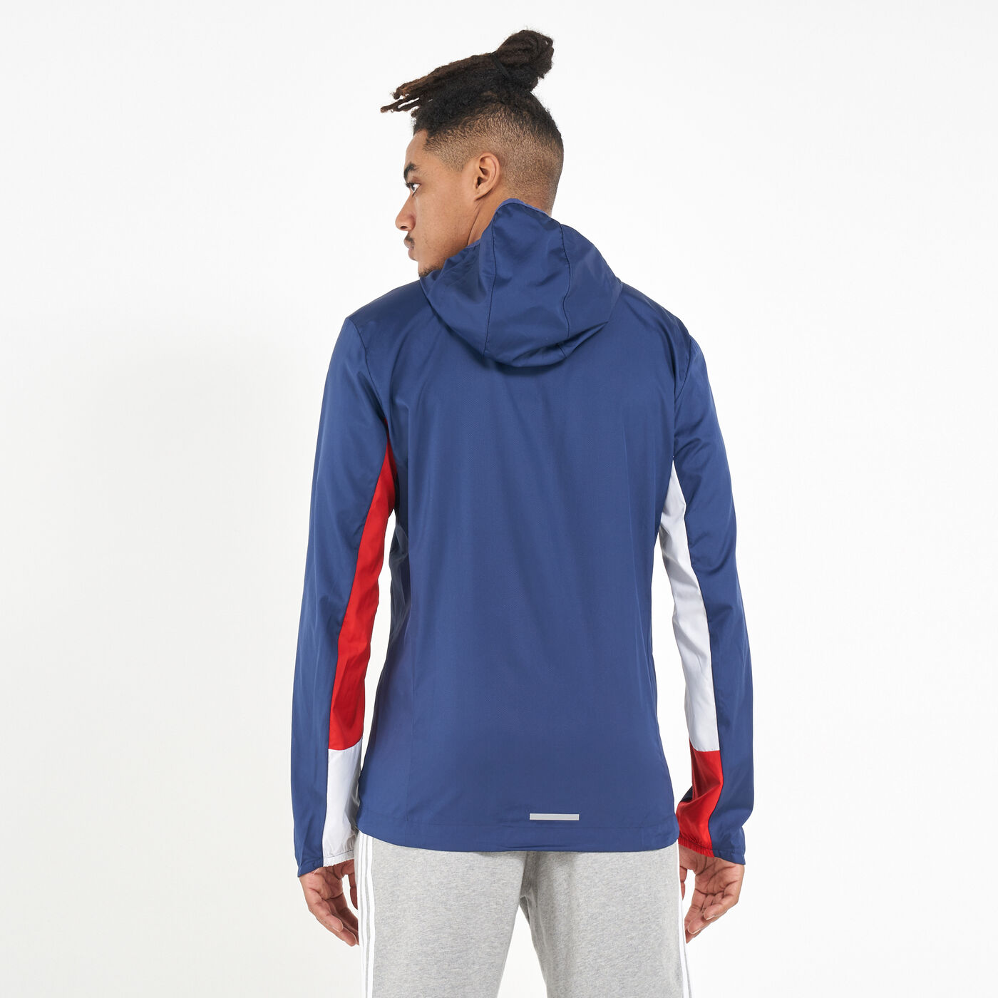 Men's Own The Run Hooded Wind Jacket