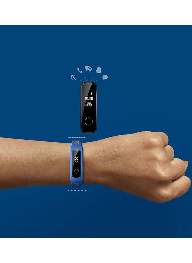 Band 4 Running Edition Heart Rate Monitor Sport Smartwatch Blue/Black