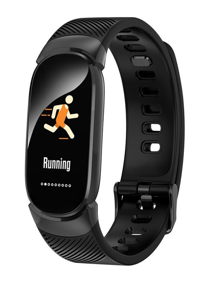 Real-Time Heart Rate Monitor Fitness Tracker Black