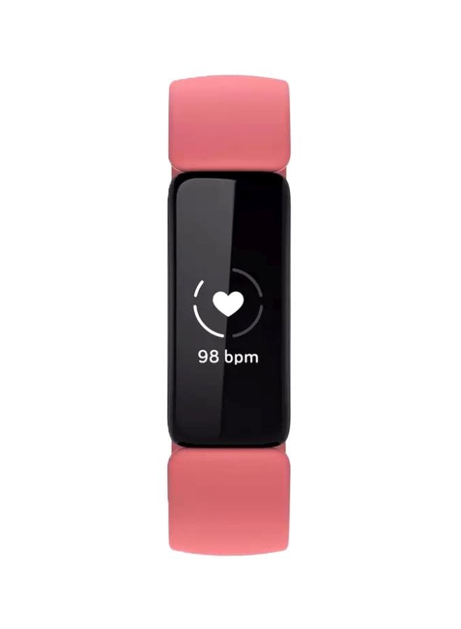 Inspire 2, Health And Fitness Tracker With Free 1-Year Fitbit Premium Trial, 24/7 Heart Rate And Upto 10 Days Battery Desert Rose/Black