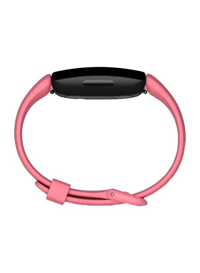 Inspire 2, Health And Fitness Tracker With Free 1-Year Fitbit Premium Trial, 24/7 Heart Rate And Upto 10 Days Battery Desert Rose/Black