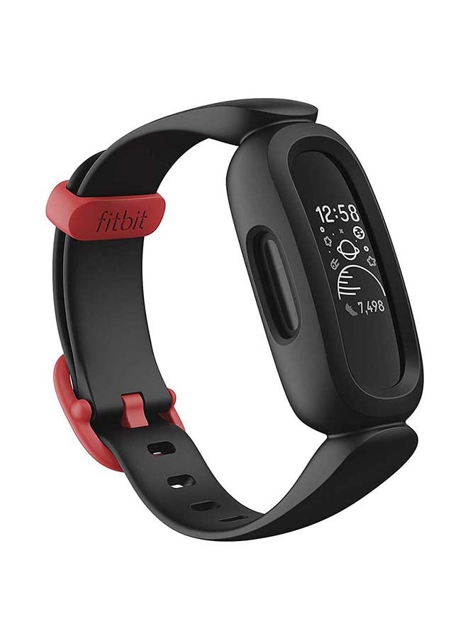 Ace 3 Activity Tracker For Kids With Animated Clock Faces Up To 8 Days Battery Life And Water Resistant Up To 50 m Black/Sport Red