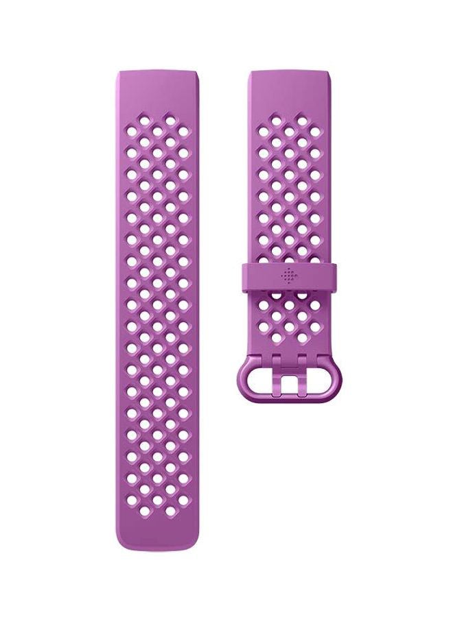 Sport Band For Fitbit Charge 3/4 Large Berry