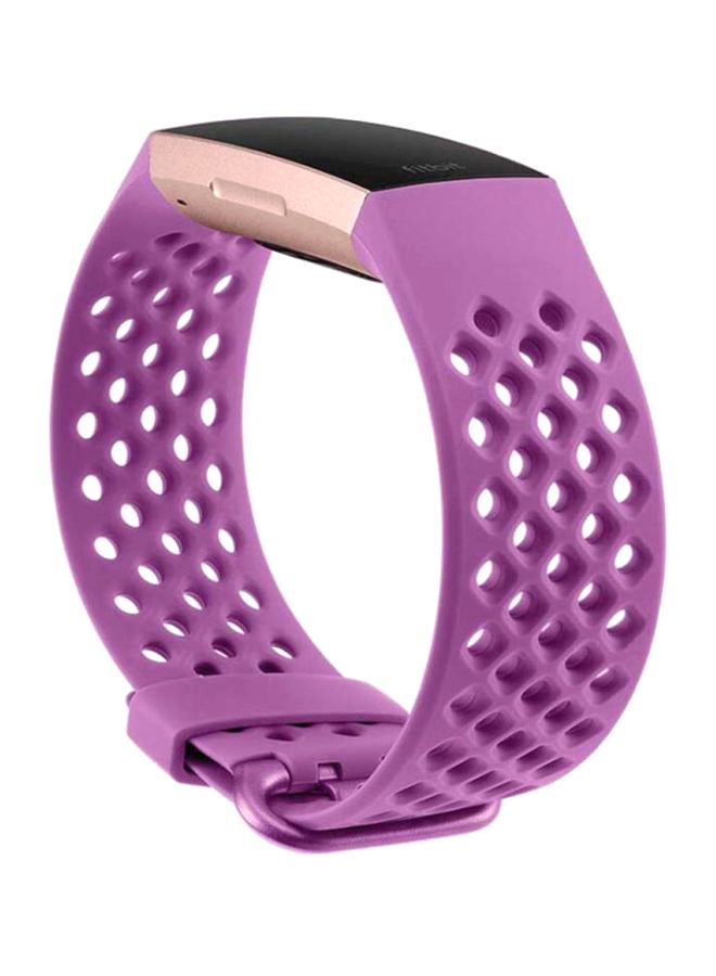 Sport Band For Fitbit Charge 3/4 Large Berry