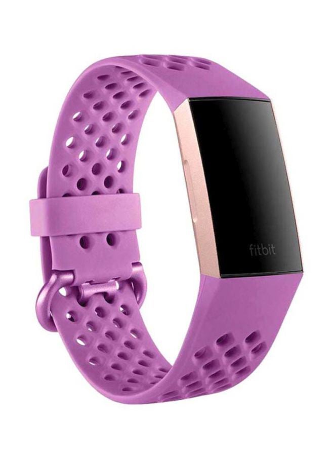 Sport Band For Fitbit Charge 3/4 Large Berry