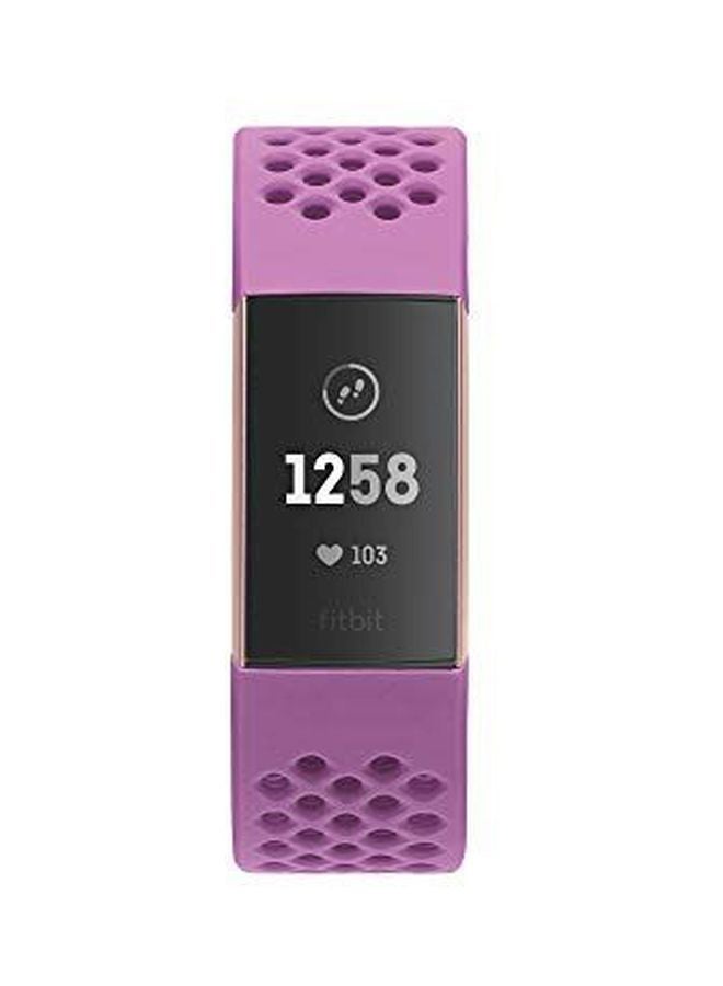 Sport Band For Fitbit Charge 3/4 Large Berry