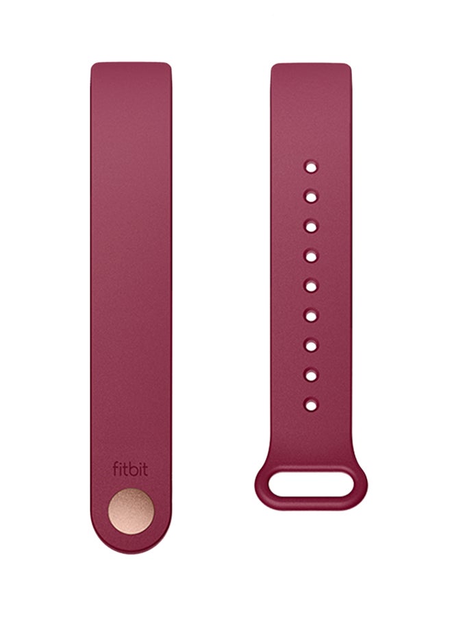 Classic Replacement Band For Fitbit Inspire Small Sangria