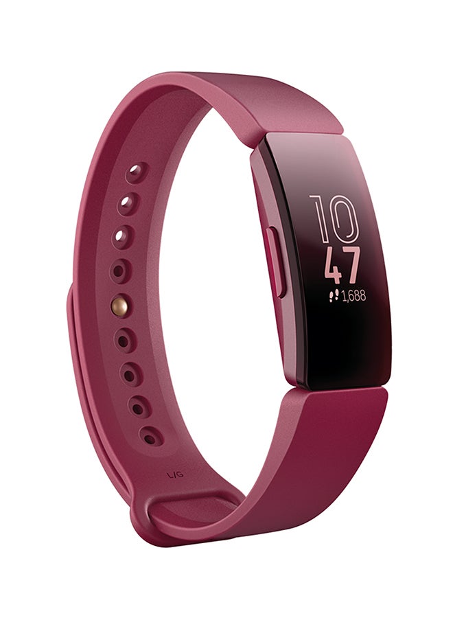 Classic Replacement Band For Fitbit Inspire Small Sangria