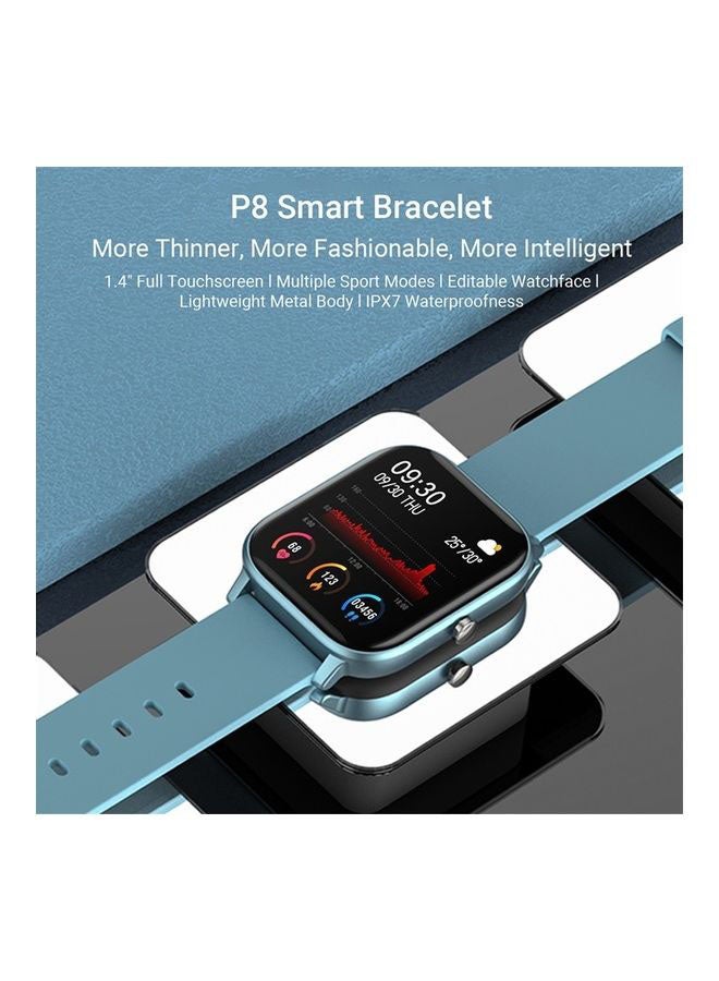 180.0 mAh P8 Smart Bracelet Blue/Black