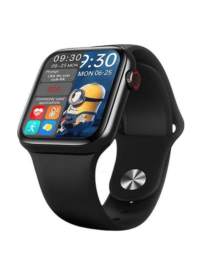 HW16 Split Screen Smartwatch With Rotating Side Button Black