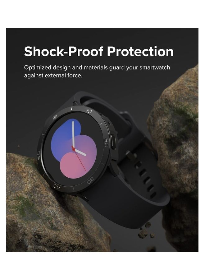 Air Sports Case And Bezel Ring With Adhesive For Galaxy Watch 5 40mm Black