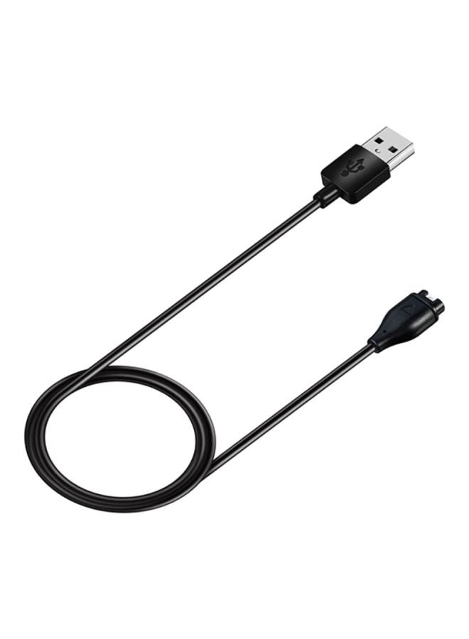 USB Data Sync Charging Cable For Garmin Fenix 5/5S/5X Plus Black